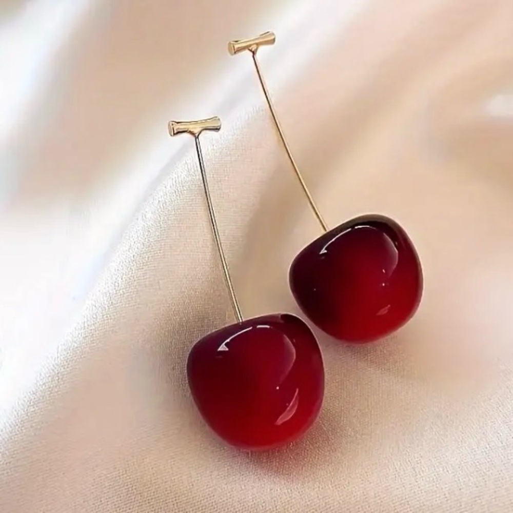 ✨Anthropologie Minet Cherry Drop Earrings